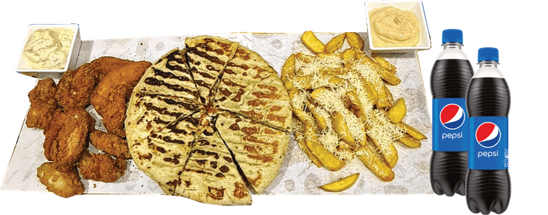 Specialitatea Family Cu Crispy + 2 Pepsi 500ml