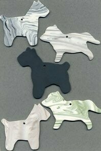 Dogs wind chime