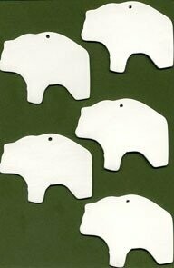 Polar bears wind chime