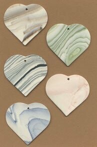 Hearts wind chime