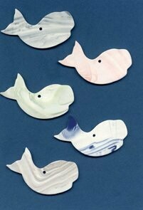 Whales wind chime