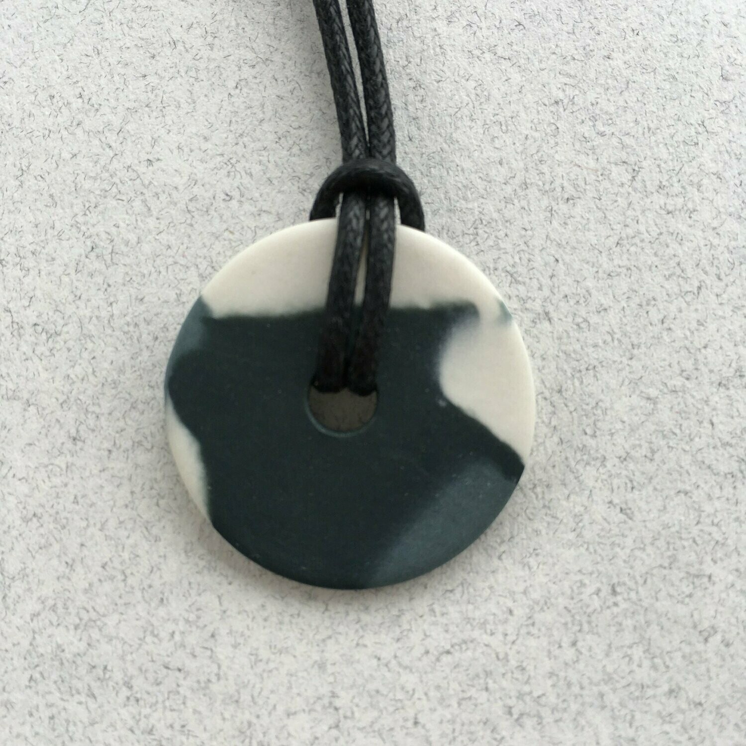 Ruthin greys disc pendant