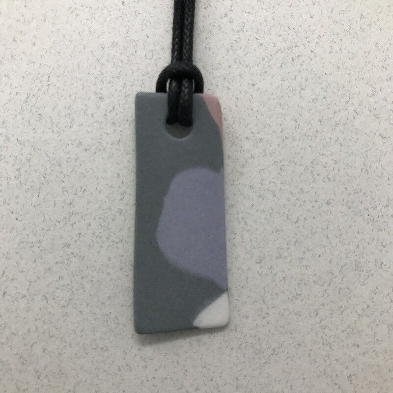 Galvanised colours long pendant