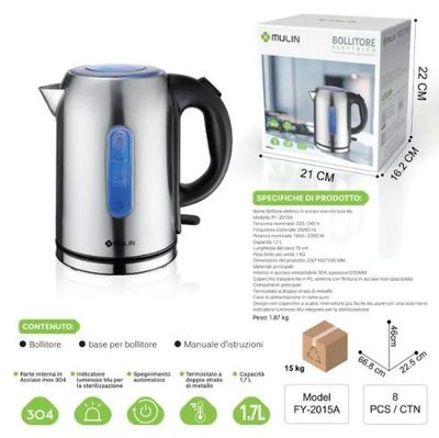 Bollitore elettrico 1.7 litri FY-2015A