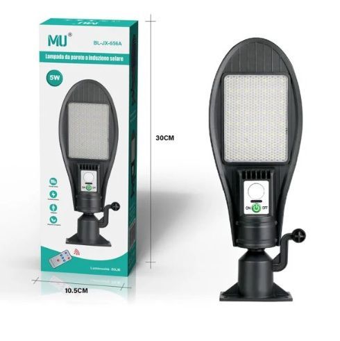 Lampada da parete a induzione solare