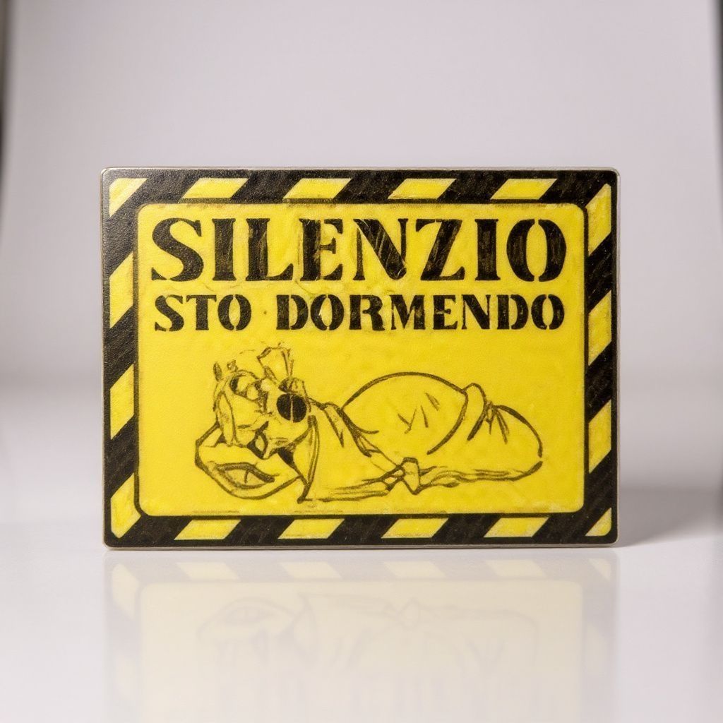 GADGETS Targhe con scritte divertenti