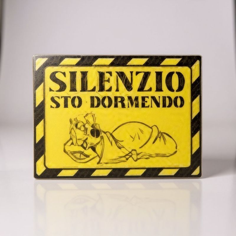 GADGETS Targhe con scritte divertenti