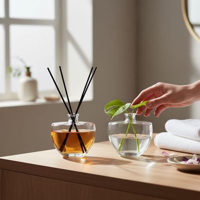 Vasetti in vetro set 2 pezzi Vasetti in vetro set 2 pezzi