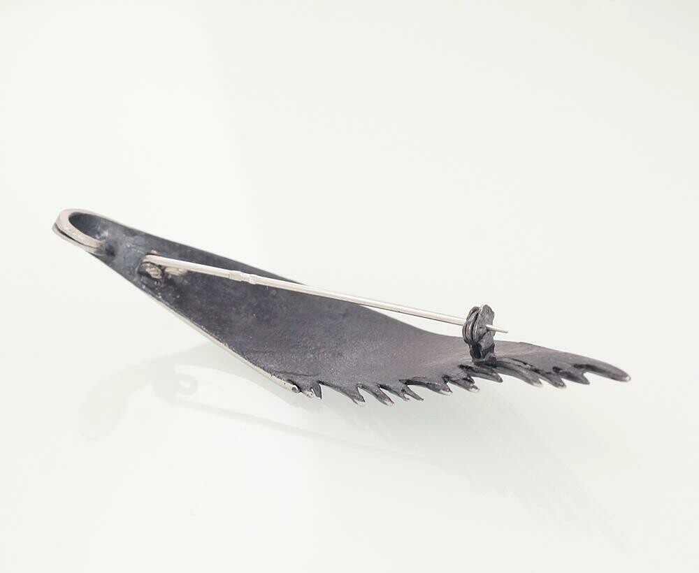 Sagės, Moterims, Be akučių,, metalas Sidabras, praba 925, modelis 2920019(Matt+POx-MattBk)