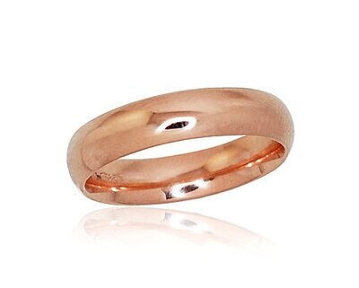 Klasikinis vestuvinis žiedas: 4,5 mm pločio. Modelis ADUN1100726AuR