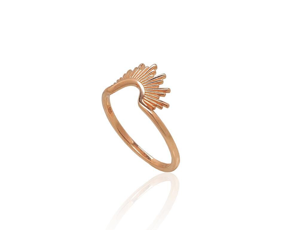 Žiedai, Moterims, Be akučių,, metalas Auksas, praba 585, modelis 1100951(Au-R)