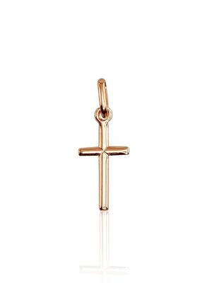 Gold Pendant, Cross A1300036AuR, Red Gold 585°
