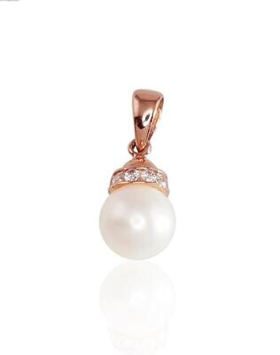 Gold Pendant with Cultured Pearl A130516AuR
