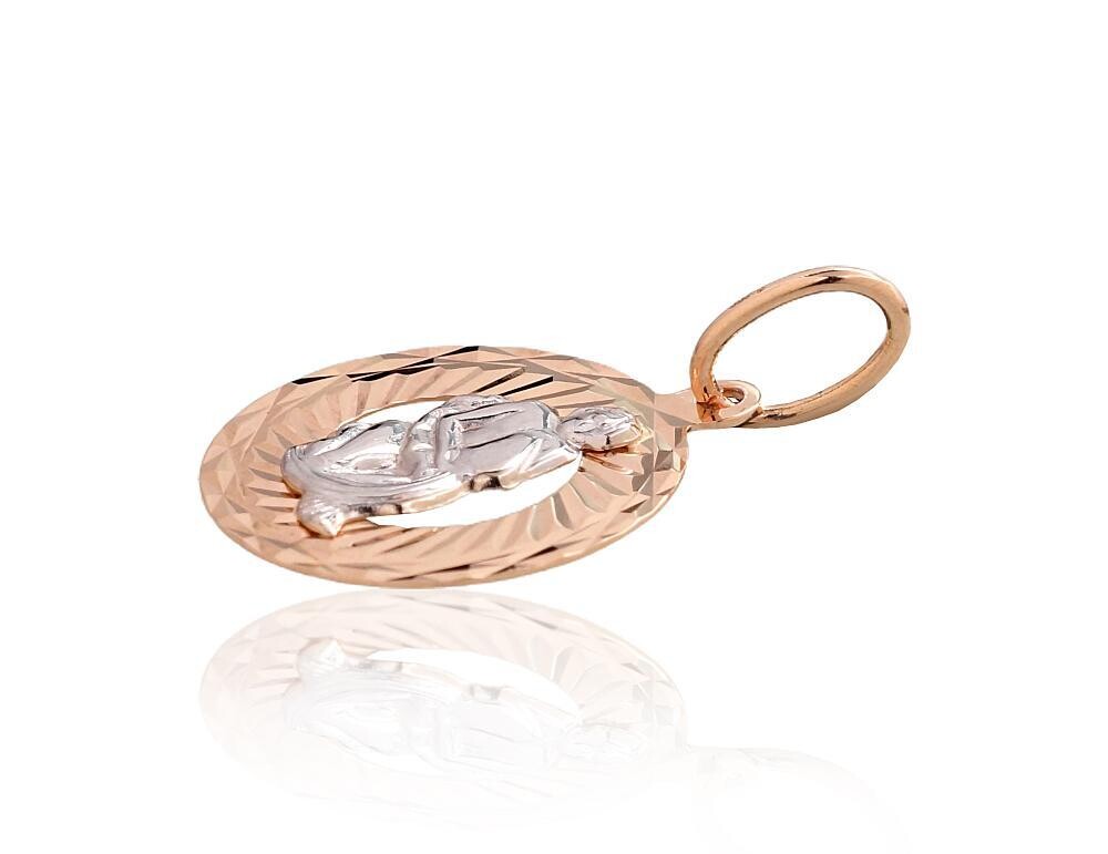 Zodiako ženklai, Moterims, Be akučių,, metalas Auksas, praba 585, modelis 1300833(Au-R+Au-W)