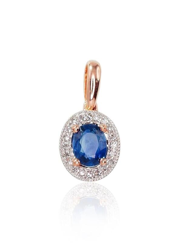 Gemstone pendant A1300410AuRPRhWDISA
