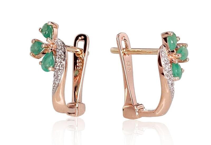 Earrings with Lever backs A1200716AuRPRhWDIEM
