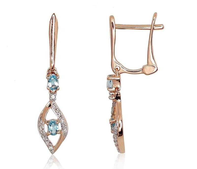Earrings with Lever backs A1200972AuRPRhWDITZB