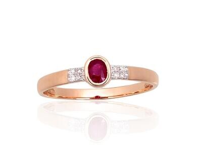 With Gemstone Gold Ring A1101144AuRPRhWDIRB With Gemstone Gold Ring A1101144AuRPRhWDIRB