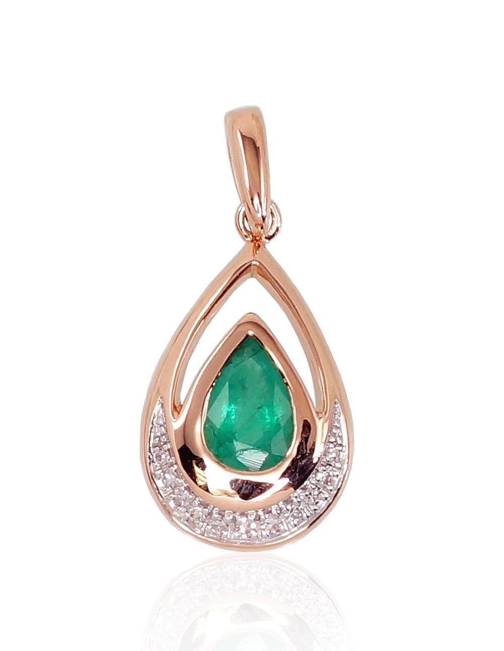 Gold Pendant with Gemstone A1300527AuRPRhWDIEM