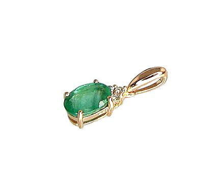 Gold Pendant with Gemstone A1300177AuRPRhWDIEM