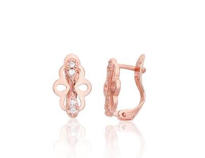 Silver earrings with Lever backs A2204117PAuRCZ Silver earrings with Lever backs A2204117PAuRCZ