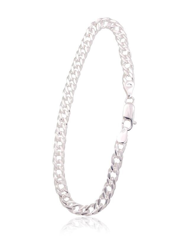 Vyriška sidabrinė apyrankė Rombo 5.5 mm A2400090bracelet