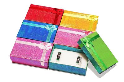 Jewelry boxes 6 pcs 8x5x2.7 cm A7102121Mix6