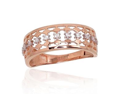 Gold Ring A1100884AuRPRhWCZ