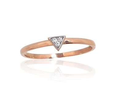 Gold Ring A1101006AuRPRhWCZ Gold Ring A1101006AuRPRhWCZ