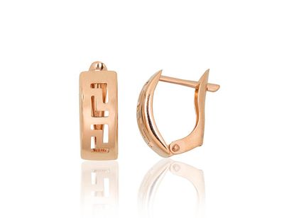 Goldene Ohrringe mit englischem Verschluss A1201740AuR