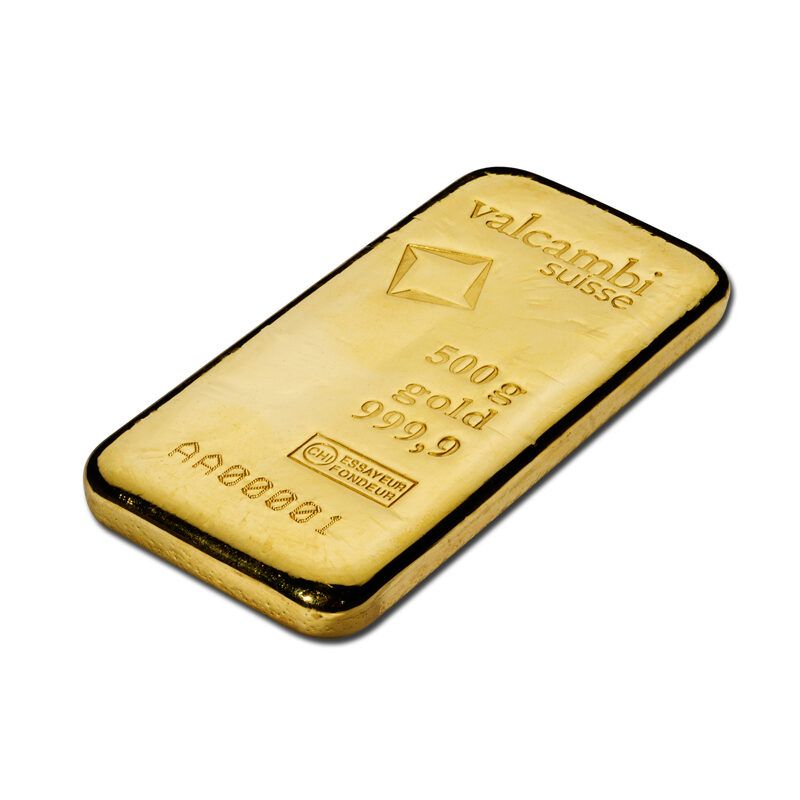 Gold bar 500 g. Valcambi!