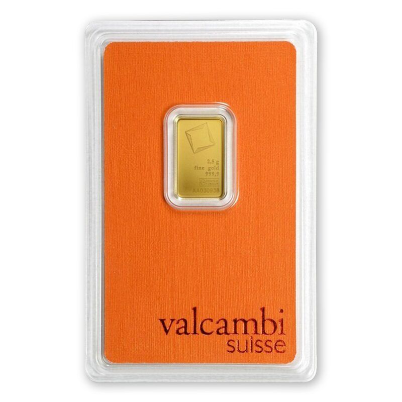 Aukso luitas 2.5 g. Valcambi!