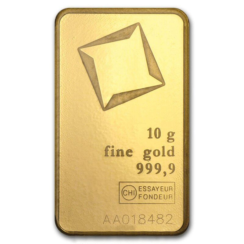 besuopakuoti investicinio aukso luito aversas, 10 gramų