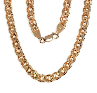 Paauksuota sidabrinė grandinėlė Mona Liza storis: 6 mm A2400106PAuR