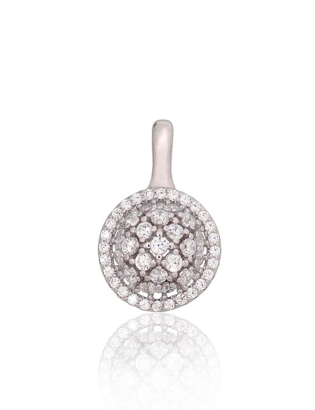 Silver Pendant A2302002PRhGrCZ