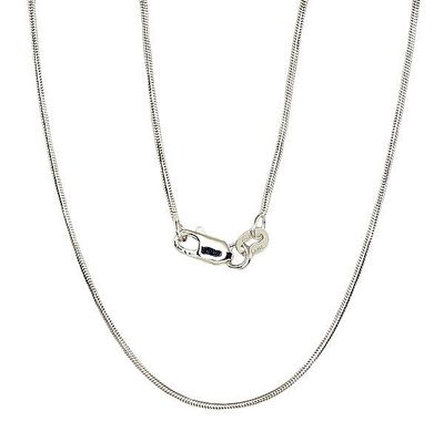 Silver Chain Snake 1 mm A2400085PRhGr Silver Chain Snake 1 mm A2400085PRhGr