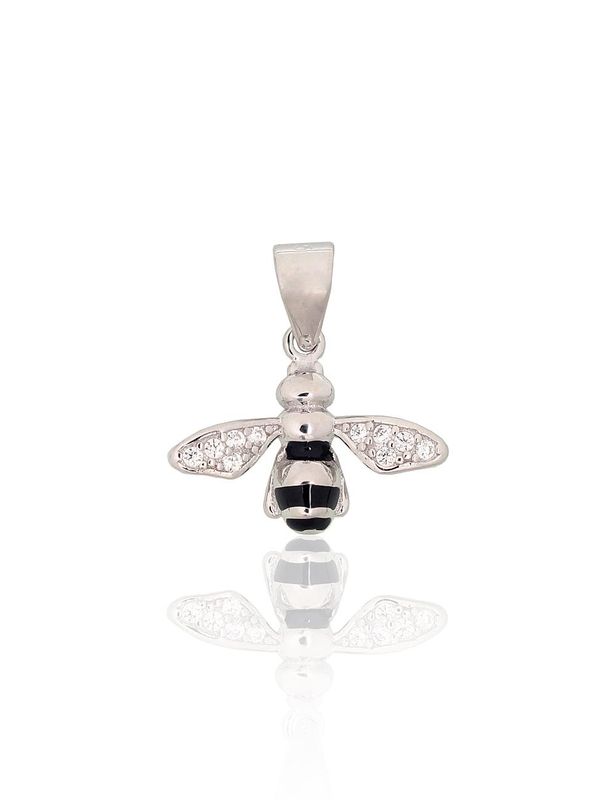 Silver Pendant A2301999PRhGrCZMLBK
