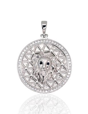 Silver Pendant A2301927PRhGrCZCZBK Silver Pendant A2301927PRhGrCZCZBK