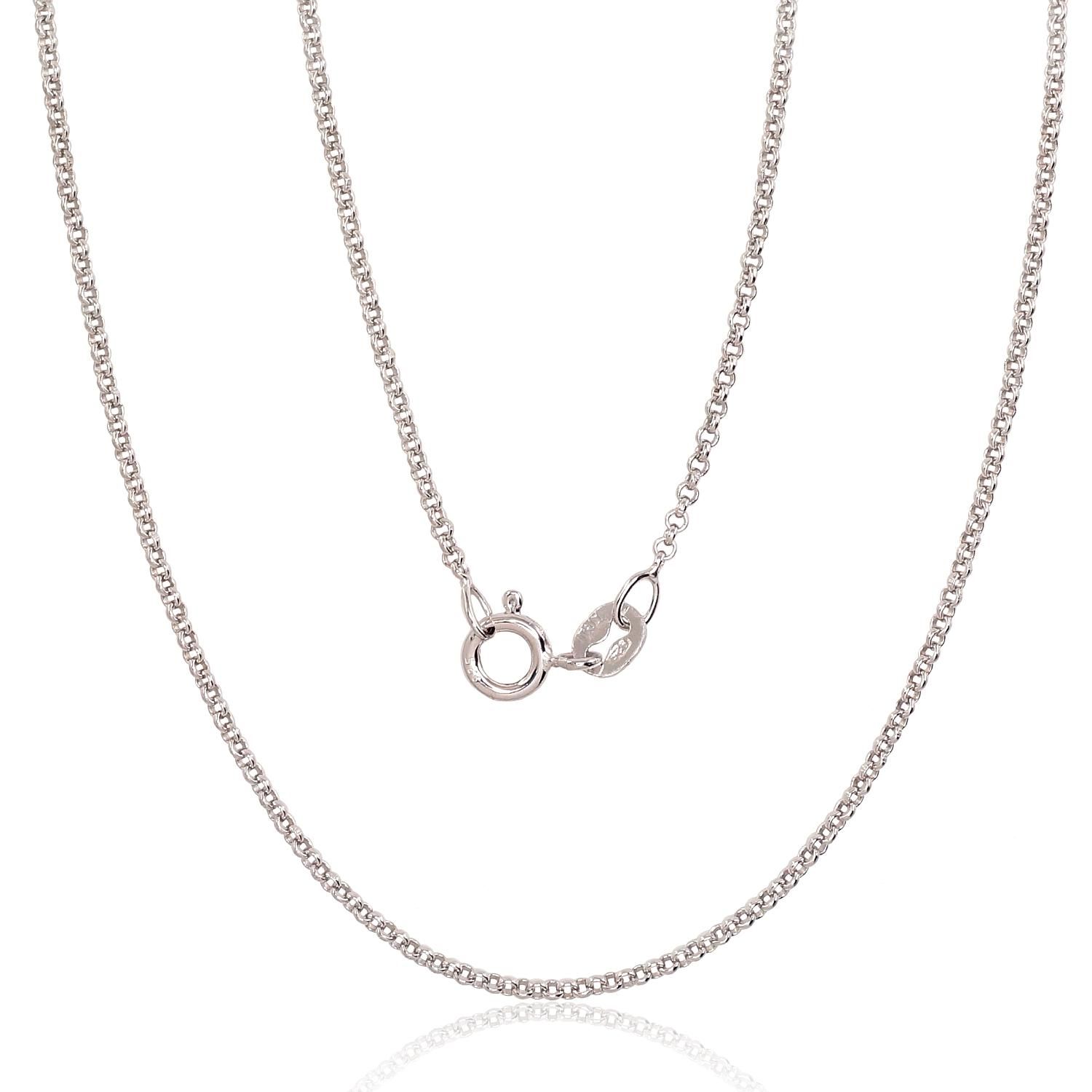 Sidabrinė Grandinėlė Sidabrinė grandinėlė Rollo 1 mm #2400144(PRh-Gr) A2400144PRhGr