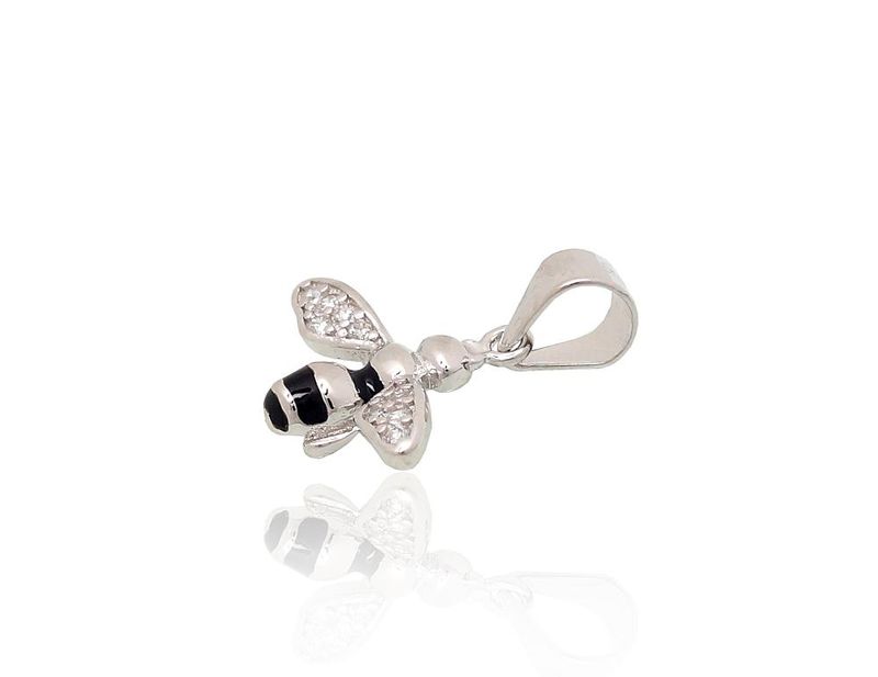 Silver Pendant A2301999PRhGrCZMLBK