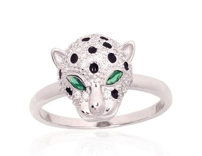 Silver Ring A2101932PRhGrCZCZGMLBK