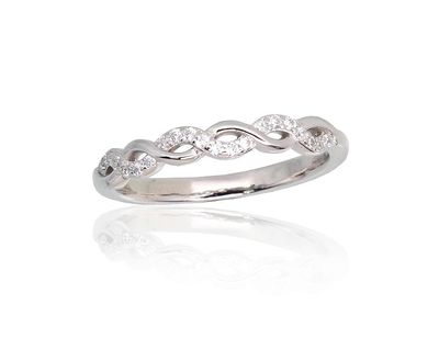 Silver Ring A2101801PRhGrCZ Silver Ring A2101801PRhGrCZ