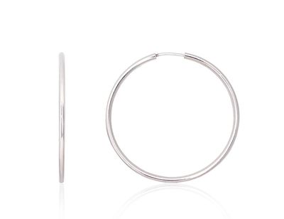 Silberne Ohrringe - Runde Ohrringe A2203694