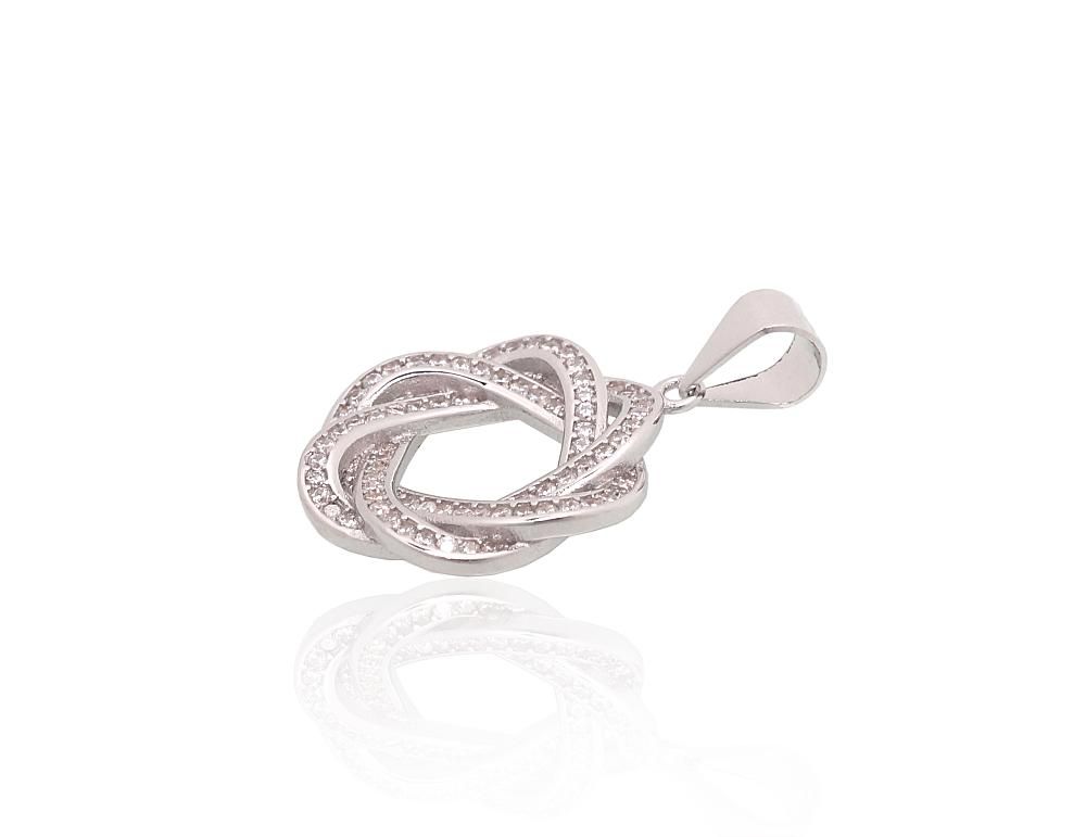 Silver pendant A2301989PRhGrCZ Silver 925° Rhodium Plating Zirkons  Women