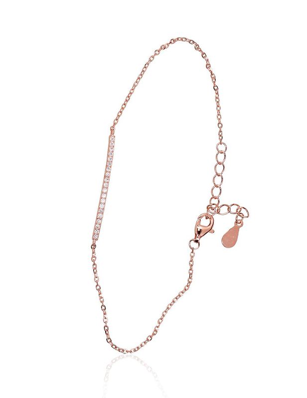 Silver bracelet A2600432PAuRCZ Silver 925° red gold Plating Zirkons  Gold plated