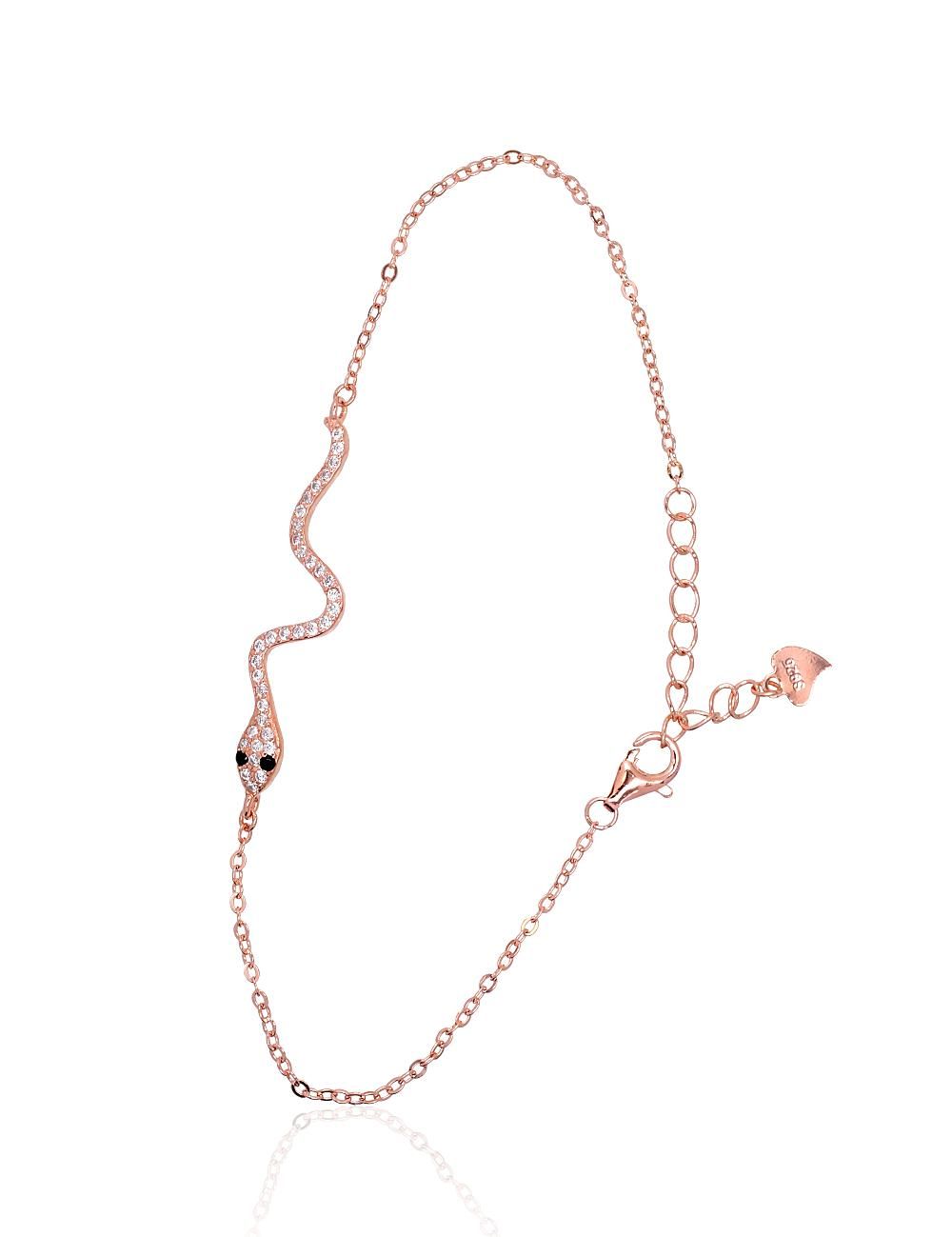 Silver bracelet A2600441PAuRCZCZBK Silver 925° red gold Plating Zirkons  Gold plated