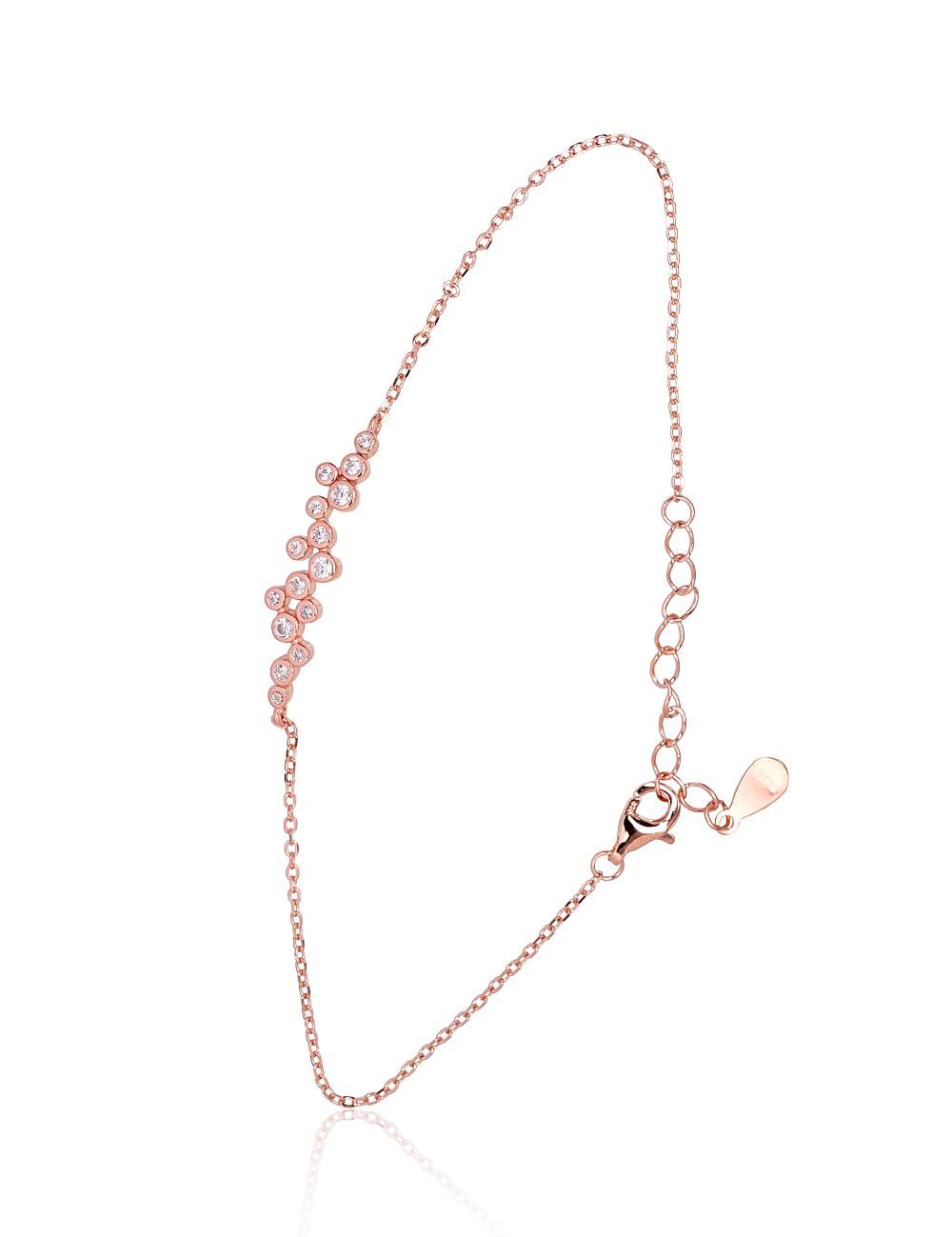 Silver bracelet A2600442PAuRCZ Silver 925° red gold Plating Zirkons  Gold plated