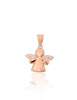 Silver pendant A2302043PAuRCZ Silver 925° red gold Plating Zirkons Gold plated Silver pendant A2302043PAuRCZ Silver 925° red gold Plating Zirkons Gold plated