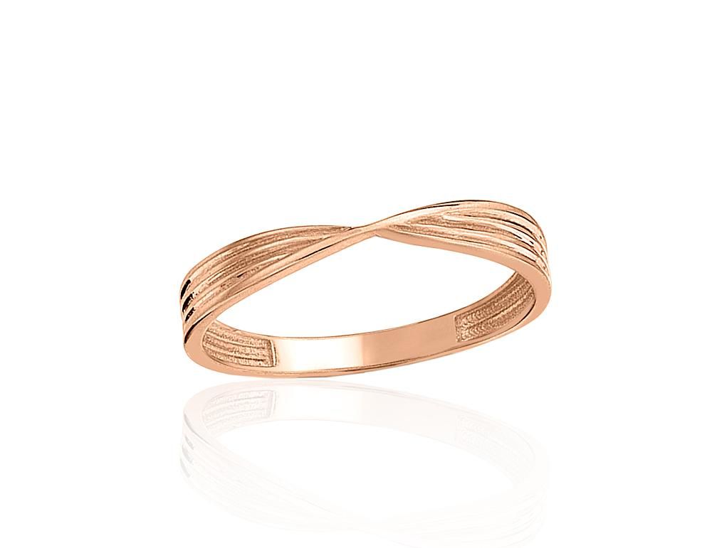 Gold ring A1101230AuR Red Gold 585° Women