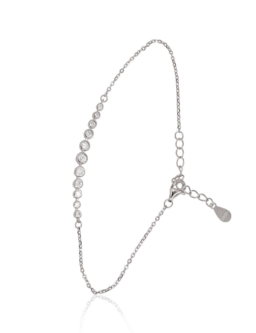 Silver bracelet A2600443PRhGrCZ Silver 925° Rhodium Plating Zirkons